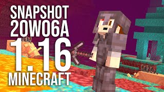 NETHER UPDATE SNAPSHOT 20w06a: Netherite, Ancient Debris, Hoglins, and more!