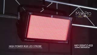 MAK PRO STAGE LIGHT MKP 3000ATLD RGB LED STROBE RGB ATOMIC 3000