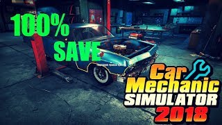 Car Mechanic Simulator 2018 - 100% Save Game Nasıl Yapılır (Hileli Save) Bitirilmiş Profil