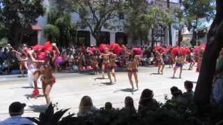 Carnaval Dancers - 2013 Santa Barbara Summer Solstice Celebration Parade