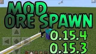 MOD ORE SPAWN PARA MINECRAFT PE! MOD IGUAL DO PC! ORE SPAWN FOR MINECRAFT PE!