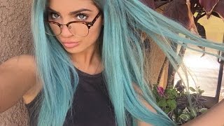 HOW TO DYE YOUR HAIR BLUE ♡