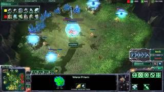 StarCraft 2 - SC332 - Kas (T) vs Hasu (P) on Lost Temple Part 2