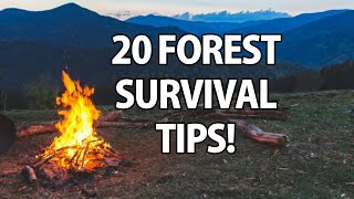 20 Wilderness Survival Tips!