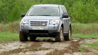 LR Freelander 2 в небольшой грязи. часть 1 (Freelander 2 in a small mud. part 1)