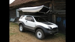 Багажник для лодки ПВХ на крышу автомобиля.Рыбалка с TCM-FISH.