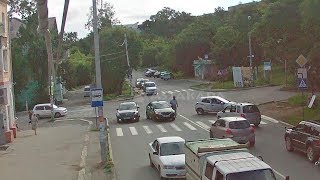 Находка ДТП 14 августа Учебный автомобиль ул. Дзержинского Astakada