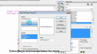 Orcad Tutorial 8 | Offpage connectors