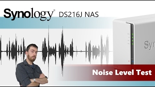 The Synology DS216J NAS Sound Test - How loud is the Synology DS216J in your Office?