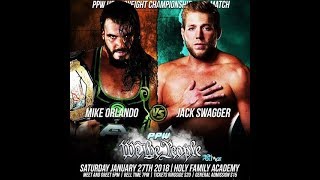Jack Swagger vs Mike Orlando - PPW We the People - January 27, 2018 - PPW Title Match
