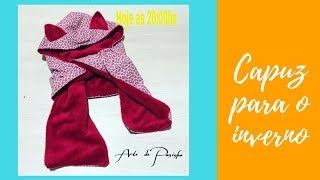 Como fazer um capuz para o Inverno #aprendafazendocomigo
