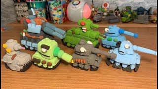 Танк Panther Т-35 и КВ-2 Фигурки из Пластилина своими руками