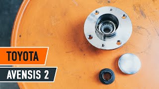 Wie TOYOTA AVENSIS 2 T25 Radlager hinten wechseln TUTORIAL | AUTODOC