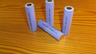 Unboxing 18650 battery 5000mAh li-ion LED Flashlight Torch Linterna Laptop (Aliexpress)