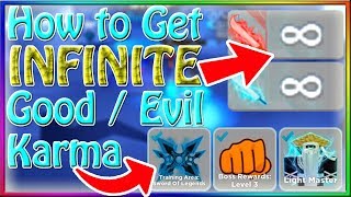 ⚡How to Get INFINITE Good / Evil (Dark / Light) Karma in Ninja Legends *?GET BEST KARMA CLASS*