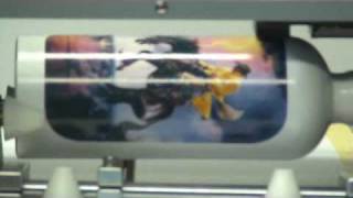 Inkjet Printing on Cylinders (machine replaced with XR rotary inkjet)