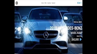Responsive Car Dealership Website With Bootstrap 4 and ES6