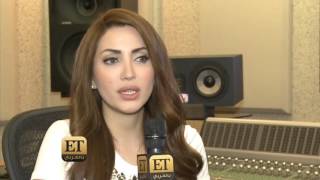ET بالعربي – نسرين طافش تسجيل "بحبك كلك سوا" باستديو هادي شرارة