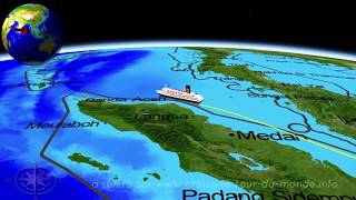 Parcours croisière tour du monde 2019 Hervé et Isabelle V2