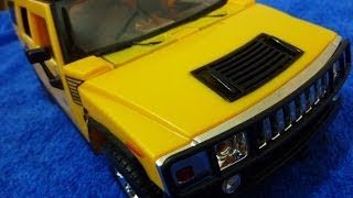 Трансформация игрушки робот Трансформер Roadbot Hammer H2 12" (30 cm)  part 2 transformation Ru
