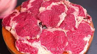 2020 МЯСНОЕ БЛЮДО! МЯСО ПО-ОРЛОВСКИ с соусом бешамель без майонеза к Новогоднему столу Люда Изи Кук