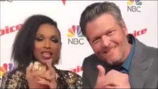 Blake Shelton & Jennifer Hudson in RARE and HONEST Conversation Behind The Scenes At The Voice 2017