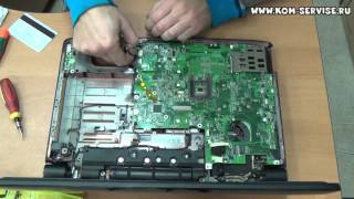 Разборка и чистка от пыли  ноутбука Acer 6530. Замена термопасты.