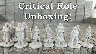 Critical Role Miniatures Steamforged Kickstarter Unboxing