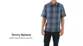 Tommy Bahama Saffron Plaid S/S Button Up Shirt | SwimOutlet.com