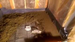 Base de ducha de concreto
