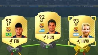 MESSI,SUAREZ,NEYMAR - FIFA 17 MSN SQUAD BUILDER !!!