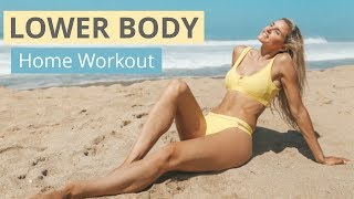 Lower Body Workout - TOTAL TONE AT HOME | Rebecca Louise