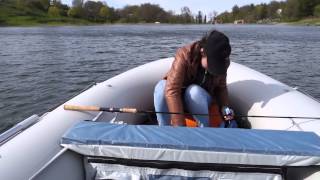 Надувная лодка ПВХ Badger SL430 AL