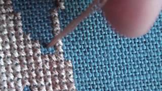 ~ 204 (для начинающих) Как начать вышивать на равномерке?