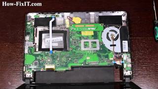 Reset BIOS settings Asus X301A laptop | CMOS battery replacement