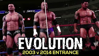 WWE 2K19 Evolution Entrance 2003 v 2014 with Updated GFX  | PC Mod