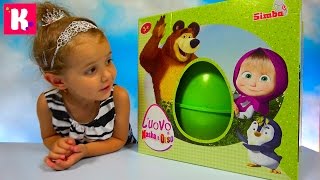 Маша и Медведь  большое яйцо / обзор игрушек
