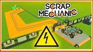 CHOCKERANDE VÄG TILL FARMOR! - Scrap Mechanic Tävling med Toffe!