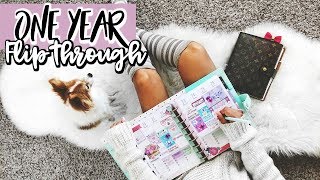 2017 PLANNER FLIP THROUGH |1 YEAR INSIDE MY HAPPY PLANNER