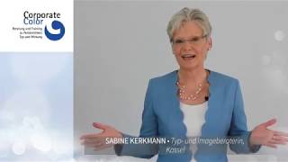 Typberaterin bei CorporateColor - Video der Farb- und Stilberaterin Sabine Kerkmann, Kassel