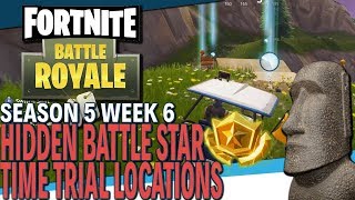 FORTNITE | Season 5 Week 6 Challenges | Hidden Battle Star and Time Trial locations