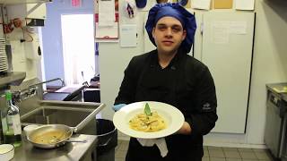 Bella Vita Cucina Sudbury - Cooking with Chef Hamid - Brown Sage Butter Sauce