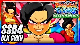 Dragon Ball Fusions 3DS English: SSJ4 Rose Goku Black (SSJ4 & SSR Streetpass Fusion) Fusion Gameplay