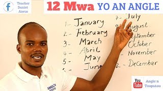 Men koman pou pwononse 12 MWA yo an ANGLE