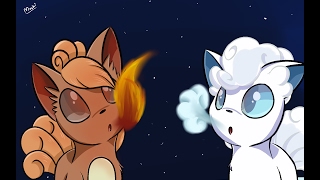 Two vulpix speedpaint