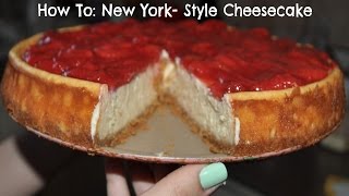 Best New York- Style Strawberry Cheesecake Ever| Baking With Love