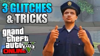 GTA 5 Online - 3 NEW GLITCHES & TRICKS! (Invisible Body, Hidden Interior & Secret Location)