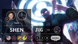 Shen Jungle vs Elise - NA Grandmaster Patch 9.7