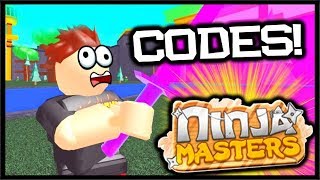 ALL ROBLOX NINJA MASTERS CODES ⚔️ |  Roblox Ninja Masters Simulator
