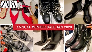 ZARA'S ANNUAL WINTER SALE | HUGE SALE! | LADIES SHOE COLLECTION JANUARY 2020